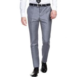 Spodnie GIORGIO GDPE100011. Szare spodnie męskie Giacomo Conti, m, bez wzorów, z wełny. Za 399,00 zł.