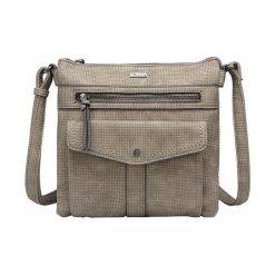 Tamaris Crossbody Adriana Crossbody Bag M 3084191-701 Khaki. Brązowe torebki klasyczne damskie Tamaris, bez wzorów, bez dodatków. W wyprzedaży za 167,00 zł.