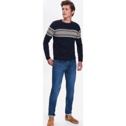 SWETER DŁUGI RĘKAW MĘSKI. Szare golfy męskie Top Secret, na jesień, m, melanż, z golfem. Za 139,99 zł.