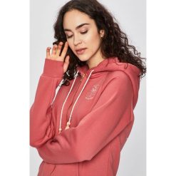 Femi Stories - Bluza Berk. Różowe bluzy damskie Femi Stories, s, z nadrukiem, z elastanu, bez rękawów, z kapturem. W wyprzedaży za 199,90 zł.