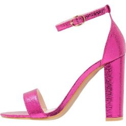 Rzymianki damskie: Glamorous Sandały na obcasie fuchsia