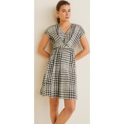 Mango - Sukienka Lemons. Czarne sukienki damskie Mango, na co dzień, s, bez wzorów, z bawełny, casualowe, bez kołnierzyka, bez rękawów, mini, rozkloszowane. Za 139,90 zł.