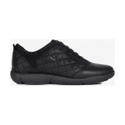 Geox Nebula Tenisówki Czarny. Czarne trampki i tenisówki damskie Geox, bez wzorów, ze skóry, bez zapięcia. Za 619,95 zł.