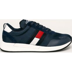 Tommy Jeans - Buty. Niebieskie sneakersy męskie Tommy Jeans, z jeansu, na sznurówki. W wyprzedaży za 319,90 zł.