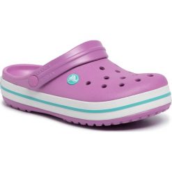 Klapki CROCS - Crocband 11016 Violet/White. Fioletowe klapki damskie Crocs, bez wzorów, z tworzywa sztucznego, bez obcasa. Za 199,00 zł.