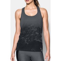 Topy sportowe damskie: Under Armour Top Hex Delta Racer Tank kolor szary r. M (1298152-076)