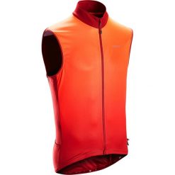 Koszulka bez rękawów na rower szosowy RC500 męska. Czerwone koszulki męskie TRIBAN, xl, bez wzorów, z poliesteru, rowerowe. Za 129,99 zł.