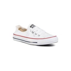 Converse 537084C Biały. Białe buty sportowe damskie Converse, bez wzorów, z materiału, sportowe. Za 199,99 zł.