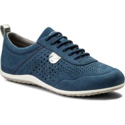Półbuty GEOX - D Vega B D8209B 000LT C4008 Denim. Niebieskie półbuty damskie marki Geox, na co dzień, bez wzorów, ze skóry ekologicznej, bez obcasa, na płaskiej podeszwie, bez zapięcia. W wyprzedaży za 319,00 zł.