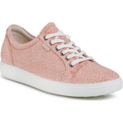 Sneakersy ECCO - Soft 7 W 43000351414 Muted Clay Rosata/Rose Dust. Różowe sneakersy damskie ecco, ze skóry. W wyprzedaży za 379,00 zł.
