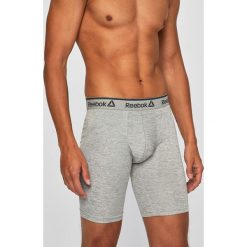 Reebok - Bokserki. Szare bokserki męskie Reebok, bez wzorów, z elastanu. Za 79,90 zł.