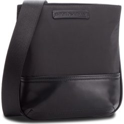 Saszetka EMPORIO ARMANI - Y4M185 YMA9J 81073 Black/Black. Czarne torby męskie skórzane marki Emporio Armani, bez wzorów, ze skóry ekologicznej, młodzieżowe. Za 469,00 zł.