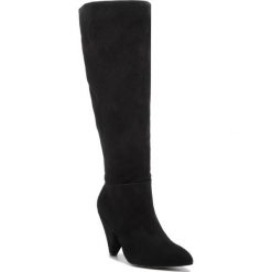 Kozaki KAZAR - Vilda 34025-02-00 Black. Czarne kozaki damskie Kazar, ze skóry, na wysokim obcasie, na zamek. W wyprzedaży za 469,00 zł.