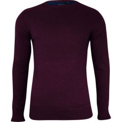 Burgundowy Sweter Męski -BRAVE SOUL- 100% Bawełna, Okrągły Dekolt, Jednokolorowy, Bordowy SWBRSAW19TESTAMENTburgundy. Czerwone swetry męskie Brave Soul, m, bez wzorów, z bawełny, eleganckie, z okrągłym kołnierzem, bez kaptura. Za 79,00 zł.