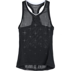 Craft BELLE GLOW SINGLET Koszulka sportowa black/white. Czarne topy sportowe damskie marki Craft, m. Za 299,00 zł.