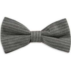 Szara Mucha w Paski, Prążki - Alties, Męska MUALTS0004. Szare muszki męskie Alties, na imprezę, w paski, eleganckie. Za 40,00 zł.