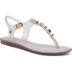 Sandały MELISSA - Solar V Ad 32895 Beige/Gold 50851. Brązowe klapki damskie Melissa, bez wzorów, z tworzywa sztucznego, bez obcasa. Za 319,00 zł.