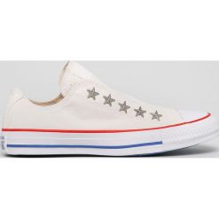 Converse - Tenisówki. Białe trampki i tenisówki damskie Converse, bez wzorów, z gumy, bez zapięcia. W wyprzedaży za 269,90 zł.