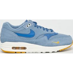 Nike Sportswear - Buty Air Max Premium. Niebieskie buty sportowe męskie Nike Sportswear, ze skóry, na sznurówki. W wyprzedaży za 399,90 zł.