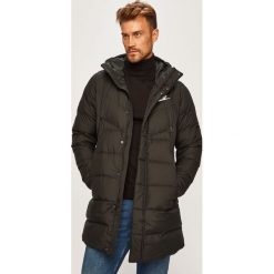 Nike Sportswear - Kurtka puchowa. Brązowe płaszcze męskie Nike Sportswear, s, bez wzorów, z poliesteru, długie, z kapturem. W wyprzedaży za 679,90 zł.