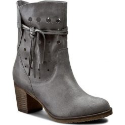 Buty zimowe damskie: Botki KABAŁA – 100-20-444-00-01-00 Szary