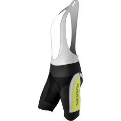 Spodenki i szorty męskie: Silvini Spodenki Rowerowe Merre mp605 Charcoal-Yellow S