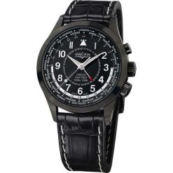 Zegarki męskie: Zegarek męski Vulcain Aviator GMT Steel 100108.332DLC