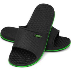 Buty męskie: Aqua-Speed Klapki męskie Cordoba czarno-zielone r. 42 (49402)