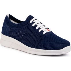 Półbuty BERKEMANN - Eila 05152 Navy 334. Niebieskie półbuty damskie Berkemann, bez wzorów, z tworzywa sztucznego, bez obcasa, na płaskiej podeszwie, bez zapięcia. W wyprzedaży za 479,00 zł.