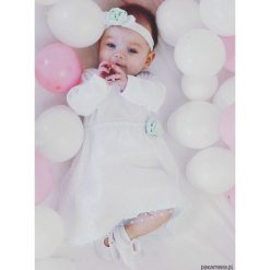 Sukienka Niemowlęca do chrztu Mint rose. Czerwone sukienki niemowlęce Pakamera, bez wzorów, bez rękawów. Za 139,00 zł.
