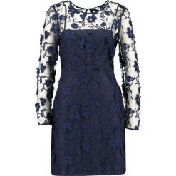 Sukienki: Warehouse 3D EMBROIDERED DRESS Sukienka koktajlowa navy