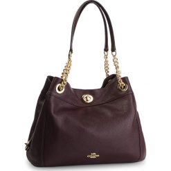 Torebka COACH - Turnlock Edie Shoulder Bag 36855 LIOXB Oxblood/Dark Gunmetal. Czerwone torebki klasyczne damskie Coach, bez wzorów, ze skóry, klasyczne, duże, bez dodatków. Za 1939,00 zł.