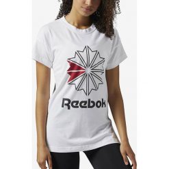 Reebok Classic Classic Koszulka Biały. Białe koszulki damskie Reebok Classic, xs, z nadrukiem, z bawełny, bez kołnierzyka, z krótkim rękawem. Za 137,95 zł.