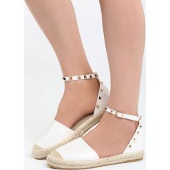 Espadryle damskie: Białe Espadryle Precedence