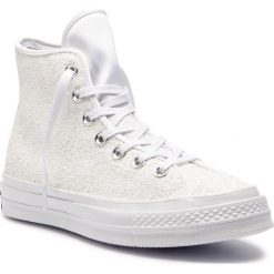 Sneakersy CONVERSE - Chuck 70 Hi 162472C White/Silver/White. Białe półbuty damskie Converse, z gumy. W wyprzedaży za 289,00 zł.