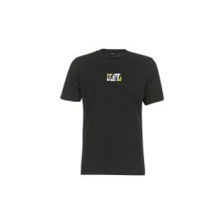 T-shirty z krótkim rękawem Diesel T JUST. Czarne t-shirty męskie Diesel, xl, bez wzorów, bez kołnierzyka, krótkie. Za 159,00 zł.