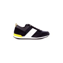 Buty Tommy Hilfiger FM02042. Niebieskie trampki męskie TOMMY HILFIGER, bez wzorów, bez zapięcia. Za 325,94 zł.