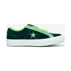 Converse One Star OX Tenisówki Zielony. Zielone trampki męskie Converse, bez wzorów, ze skóry, retro, bez zapięcia. Za 412,95 zł.