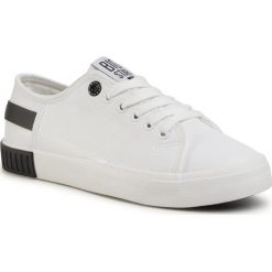 Sneakersy BIG STAR - FF274175 White/Black. Białe sneakersy damskie BIG STAR, ze skóry ekologicznej. Za 129,00 zł.