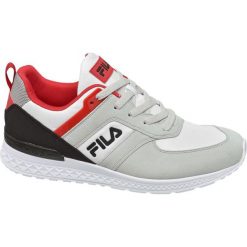 Sneakersy męskie Fila popielate. Szare sneakersy męskie Fila, bez zapięcia. Za 179,90 zł.