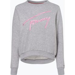 Tommy Jeans - Damska bluza nierozpinana, szary. Szare bluzy rozpinane damskie Tommy Jeans, m, z napisami, z jeansu. Za 399,95 zł.