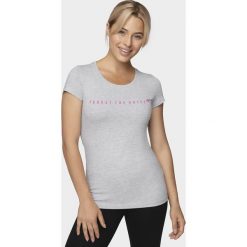 T-shirt damski TSD010 - chłodny jasny szary melanż. Szare t-shirty damskie xs, melanż. W wyprzedaży za 29,99 zł.
