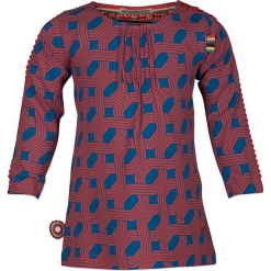 Bluzka "In Want Of Something" w kolorze czerwono-niebieskim. Czerwone bluzki dziewczęce 4FunkyFlavours Kids, z okrągłym kołnierzem. W wyprzedaży za 82,95 zł.