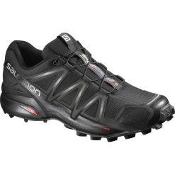 Salomon Speedcross 4 Tenisówki Czarny. Czarne trampki męskie Salomon, bez wzorów, z materiału, na sznurówki. Za 438,95 zł.
