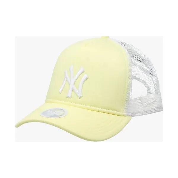 New Era Czapka Wmns Trucker Ny Yankees New York Yankees Yelw , żółty, rozmiar ONE-SIZE. Żółte czapki damskie New Era, w paski, z bawełny. W wyprzedaży za 69,99 zł.