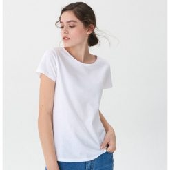 T-shirt z bawełny organicznej - Biały. Białe t-shirty damskie House, s, bez wzorów, z bawełny, bez kołnierzyka. Za 29,99 zł.