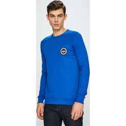 Hype - Bluza. Niebieskie bluzy męskie Hype, s, z nadrukiem, z bawełny, z okrągłym kołnierzem. W wyprzedaży za 119,90 zł.