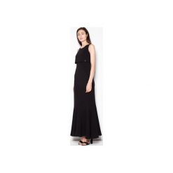 Sukienka VT090 Czarny. Czarne sukienki damskie Venaton, na co dzień, xl, bez wzorów, bez kołnierzyka, z długim rękawem, długie, maxi. Za 189,00 zł.