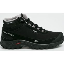 Salomon - Buty Shelter Cs Wp. Czarne buty trekkingowe męskie marki Salomon, z materiału, outdoorowe. Za 569,90 zł.