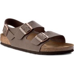 Sandały BIRKENSTOCK - Milano Bs 0634501 Mocca. Pomarańczowe klapki męskie Birkenstock, bez wzorów, ze skóry ekologicznej. Za 309,00 zł.